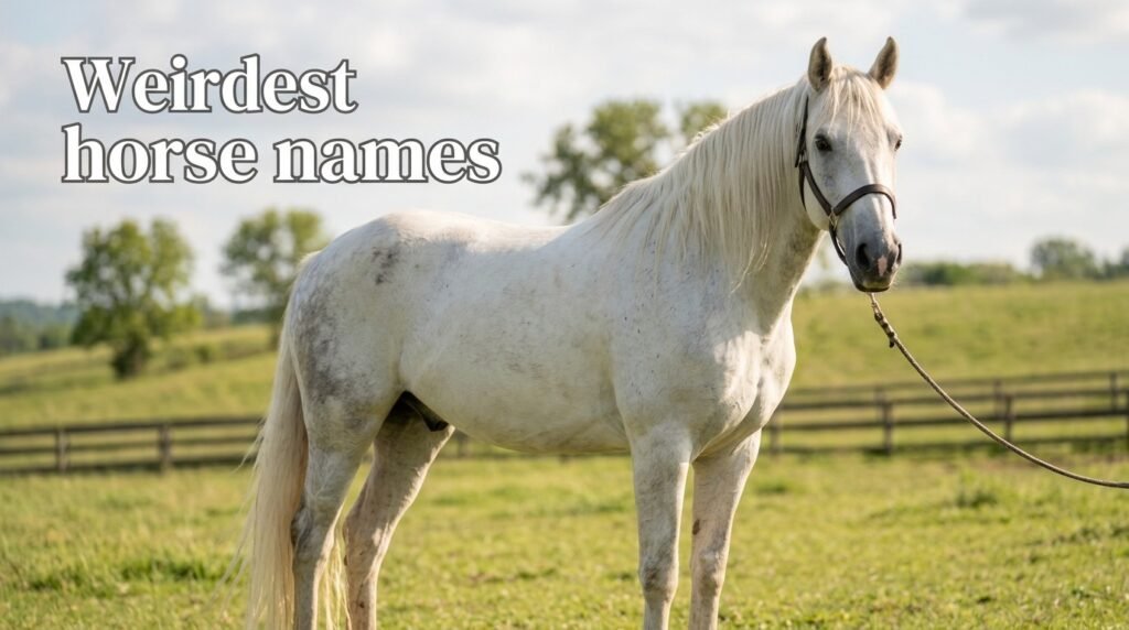 13. Weirdest horse names