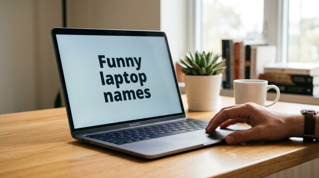 8. Funny laptop names