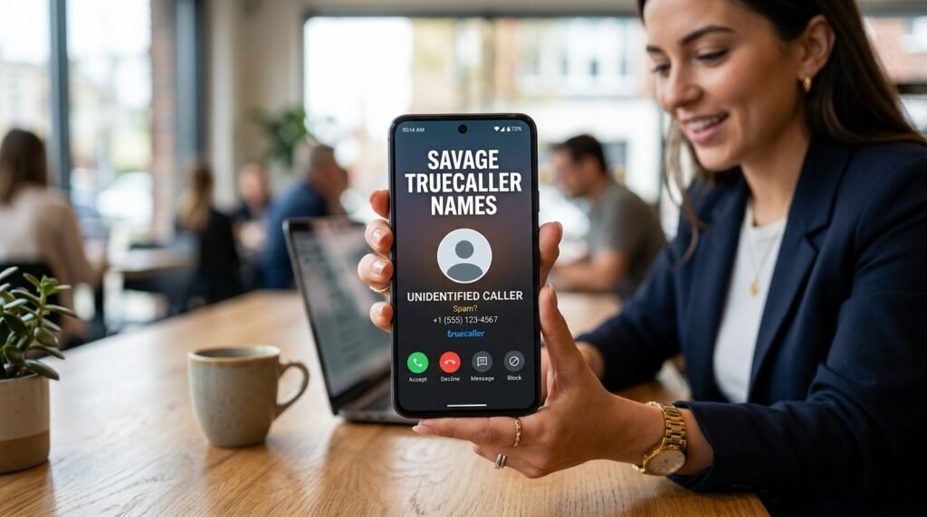 5. Savage Truecaller names