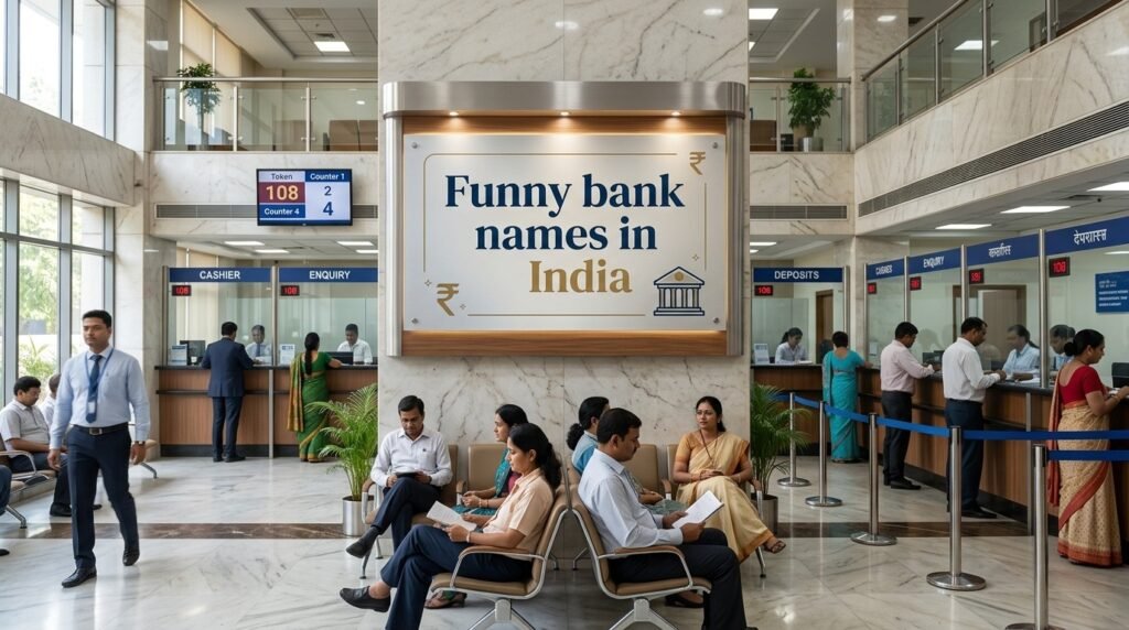 1. Funny bank names in India