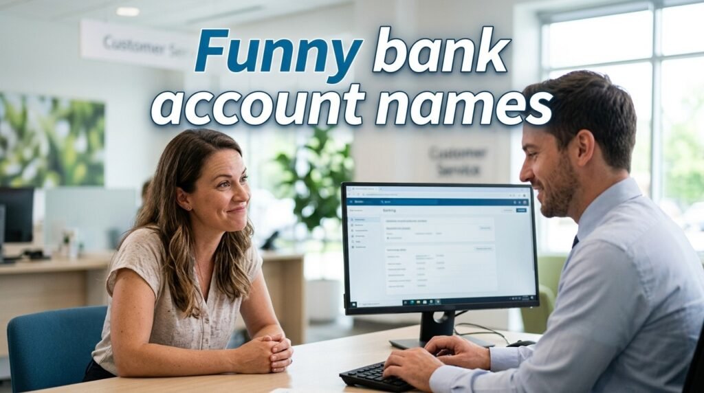 2. Funny bank account names