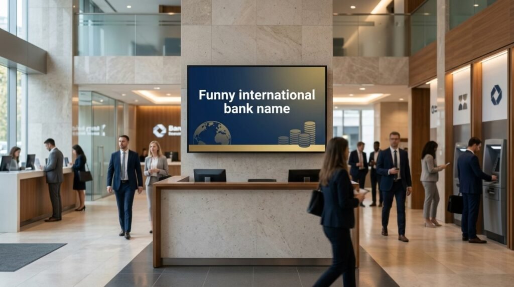 6. Funny international bank name