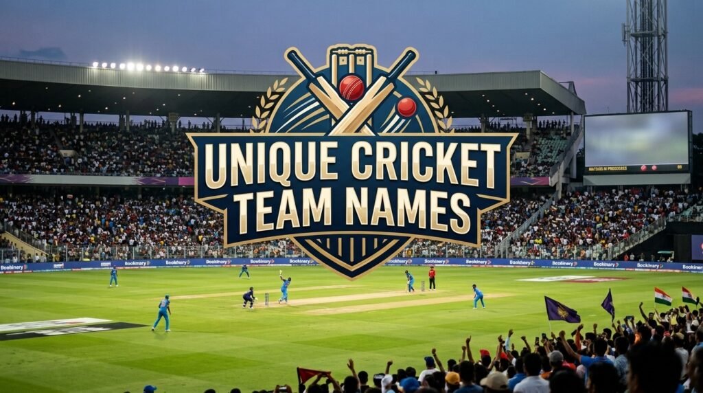 2. Unique cricket team names