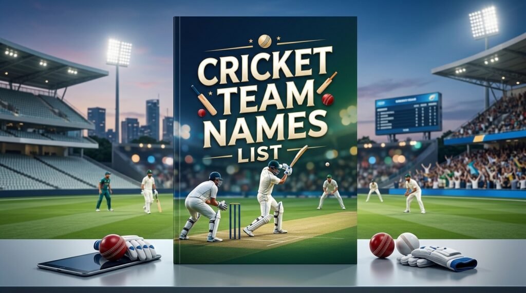 4. Cricket team names list