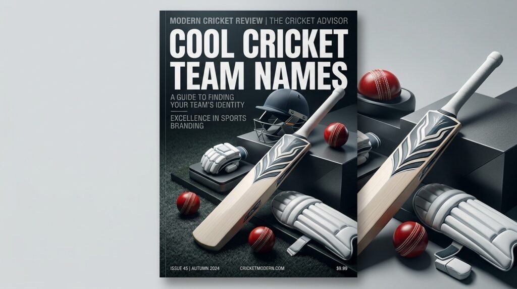 11. Cool cricket team names