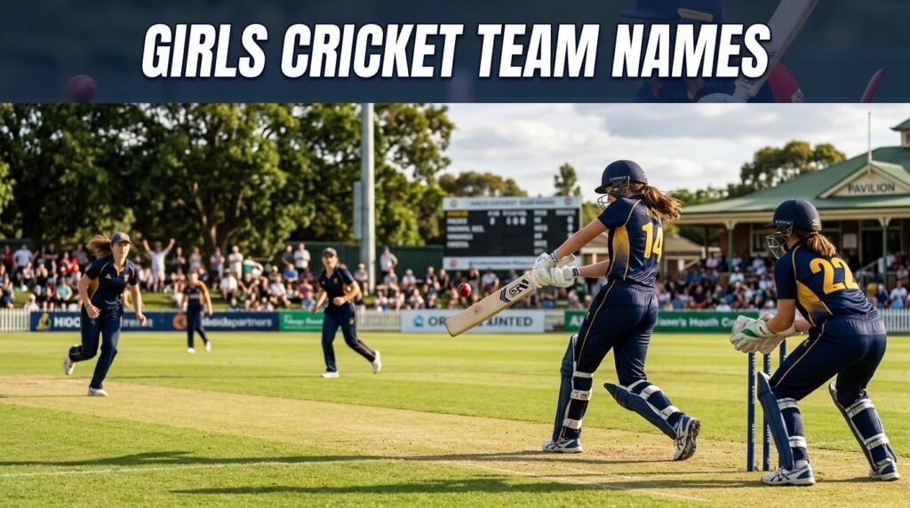 12. Girls cricket team names
