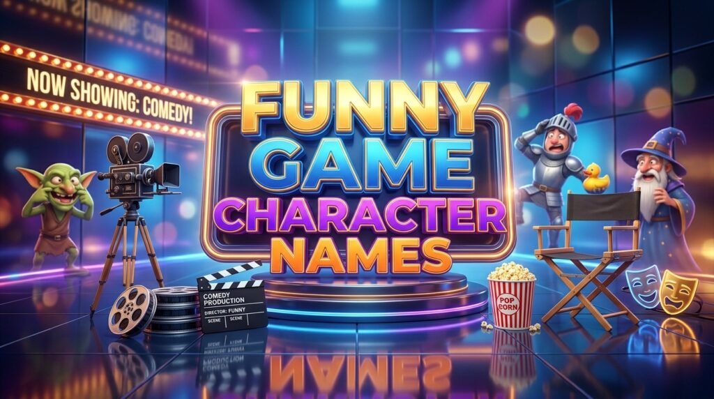 Funny game character names