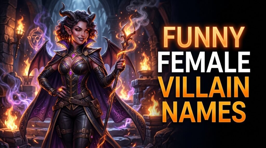 Funny Female Villain Names