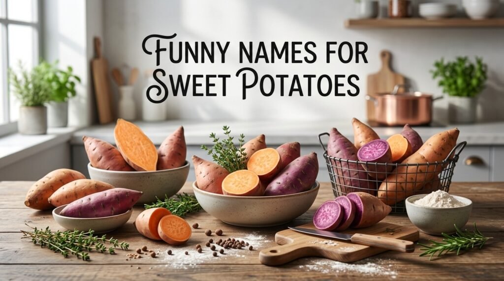 3. Funny names for sweet potatoes