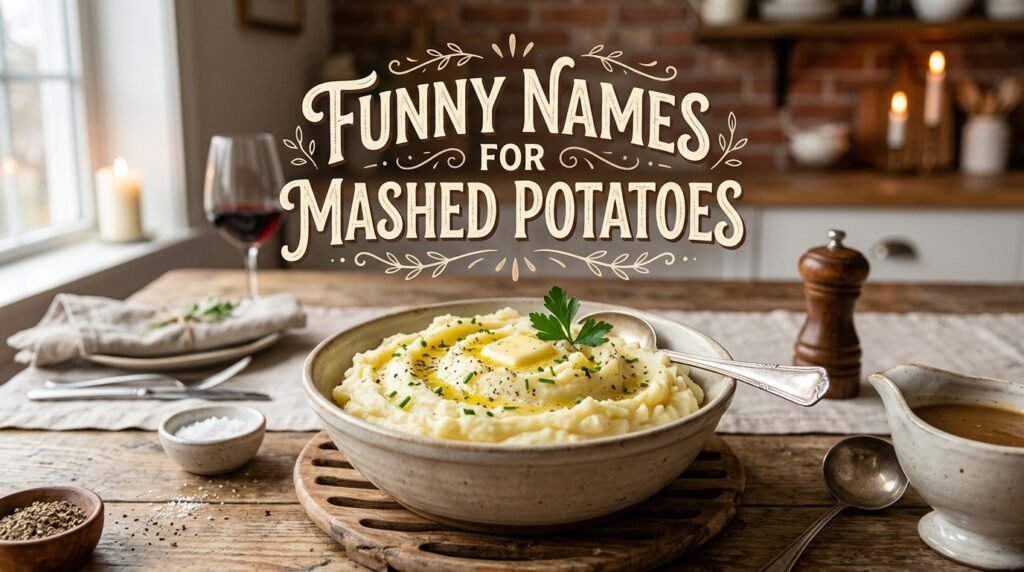 9. Funny names for mashed potatoes