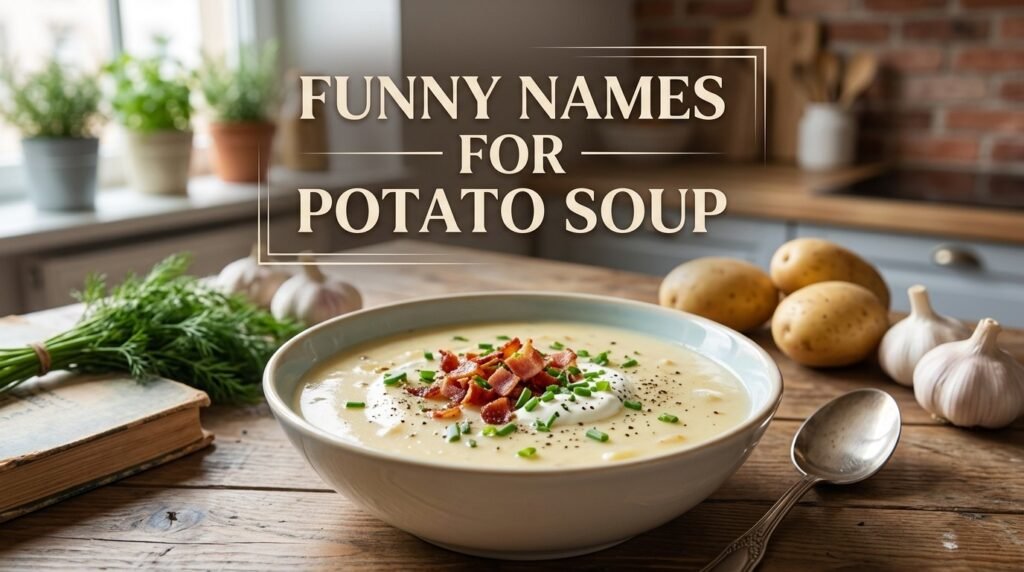 11. Funny names for potato soup