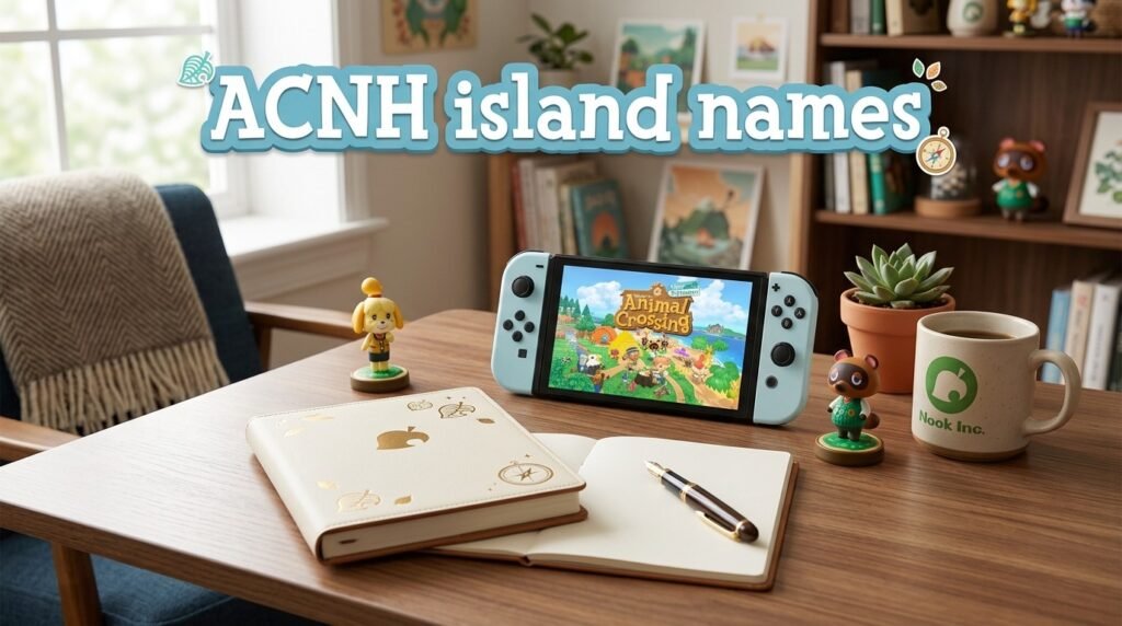 1. ACNH island names