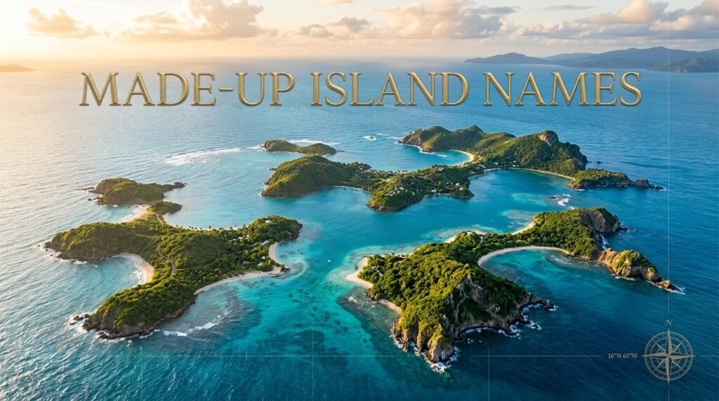 10. Made-up island names