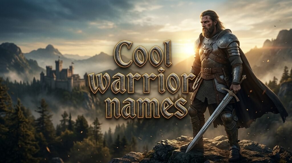 5. Cool warrior names