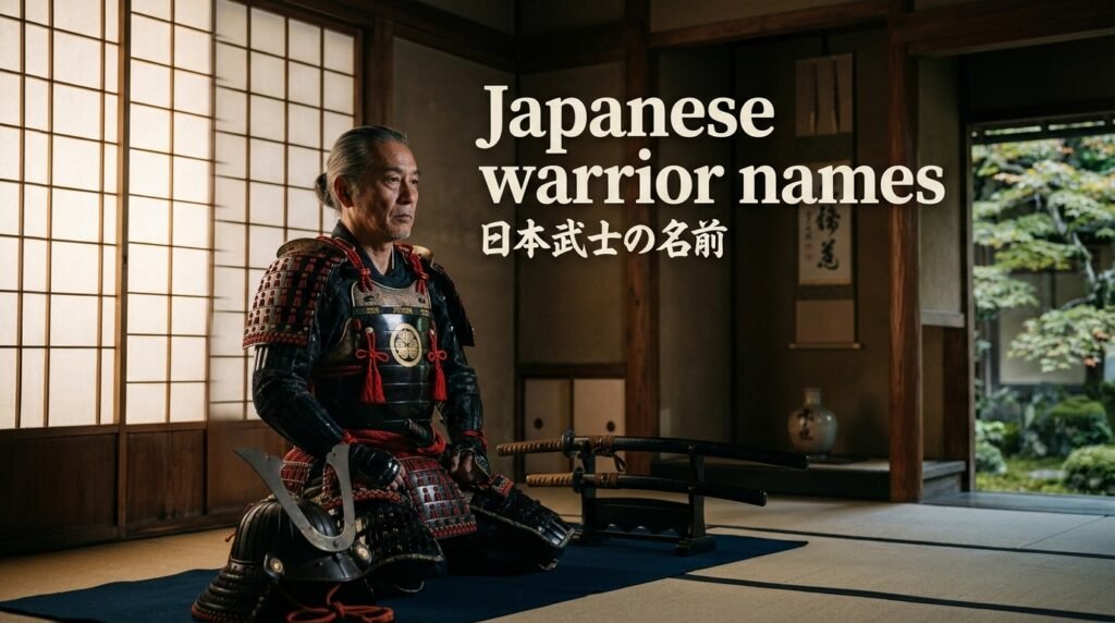 6. Japanese warrior names