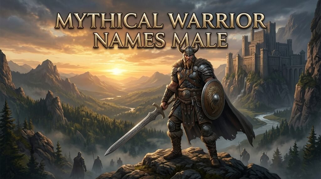 10. Mythical warrior names male