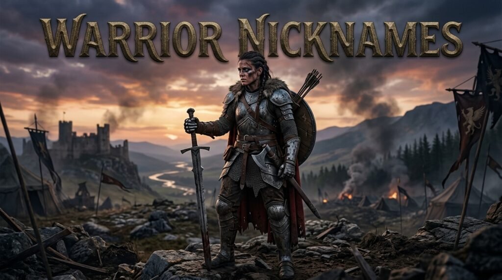 11. Warrior nicknames
