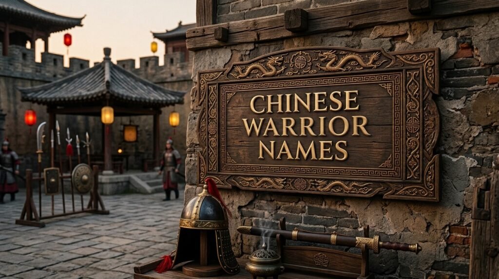 12. Chinese warrior names