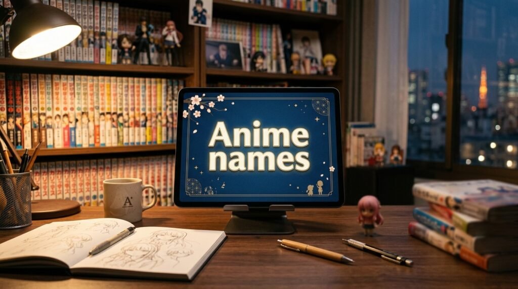 1. Anime names