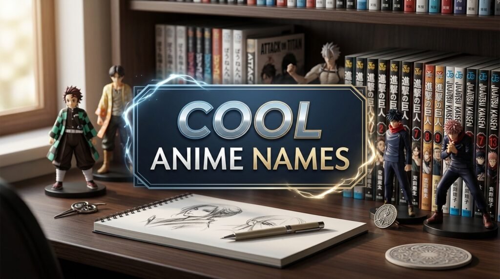 5. Cool anime names