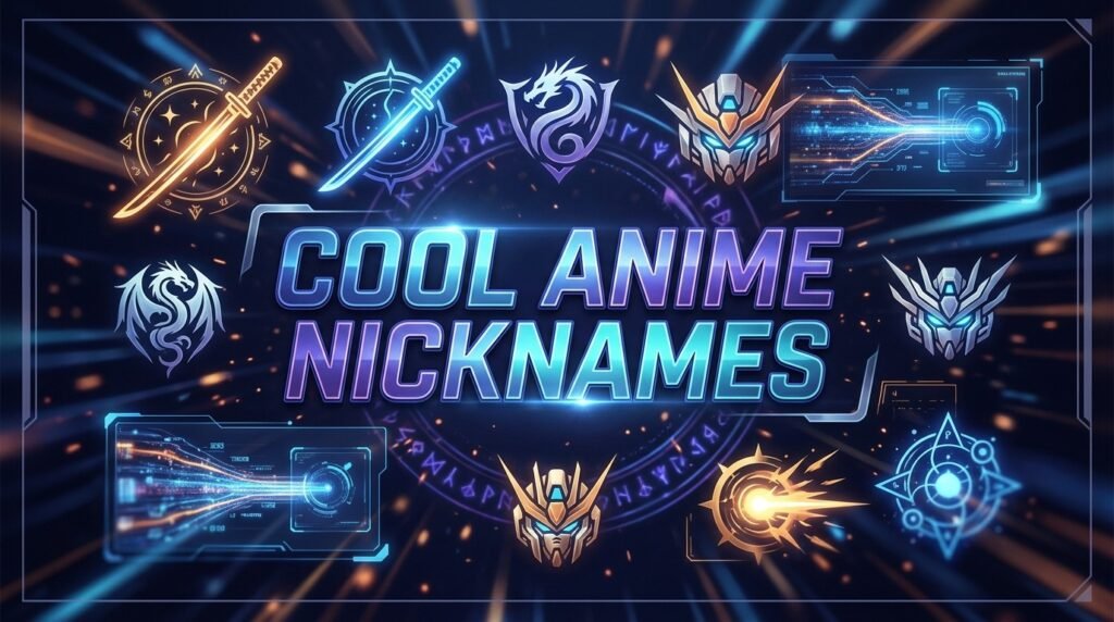 8. Cool anime nicknames