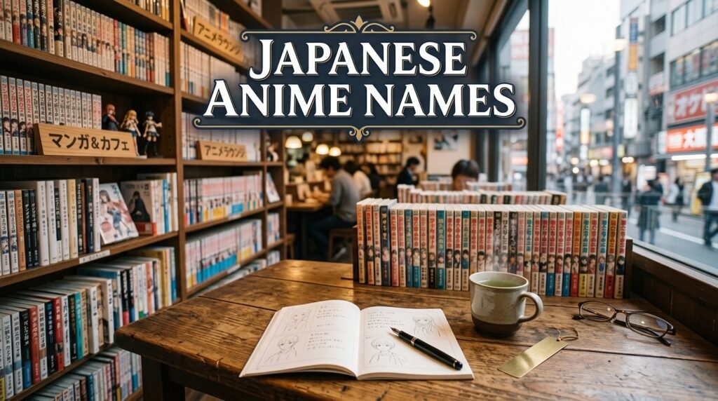 7. Japanese anime names