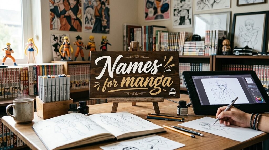 10. Names for manga