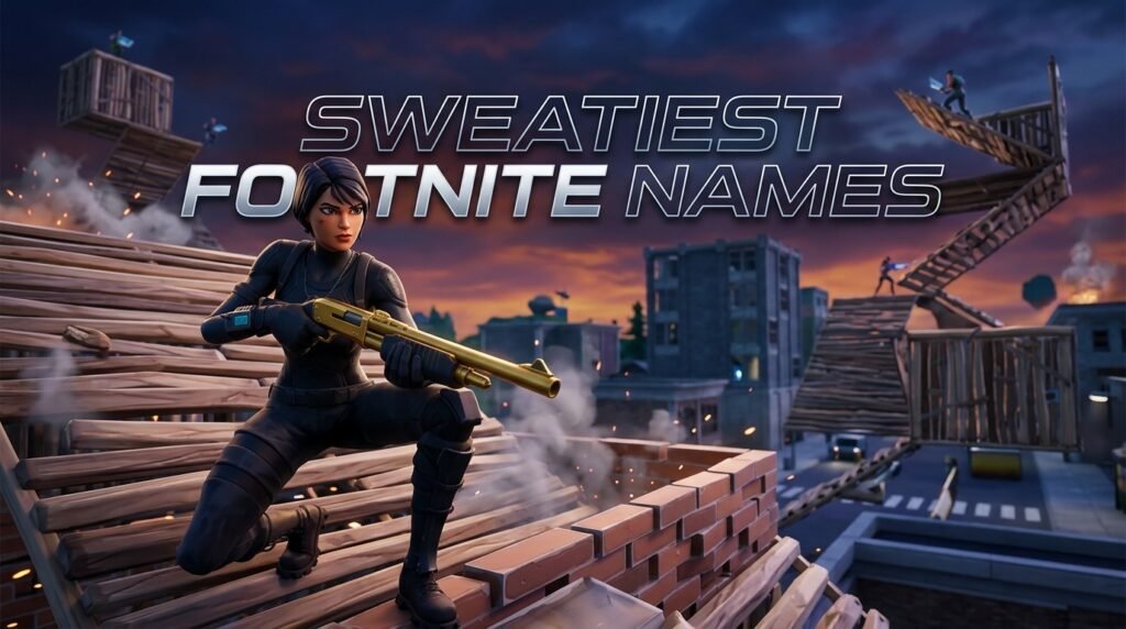 Sweatiest Fortnite names