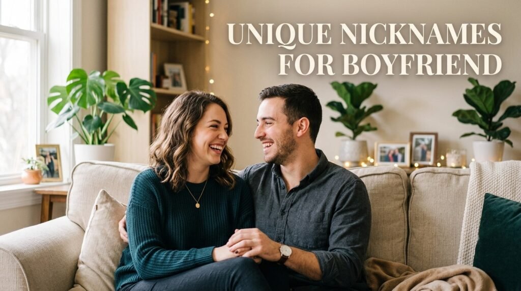5. Unique nicknames for boyfriend