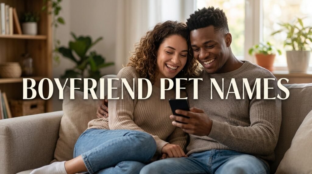 8. Boyfriend pet names