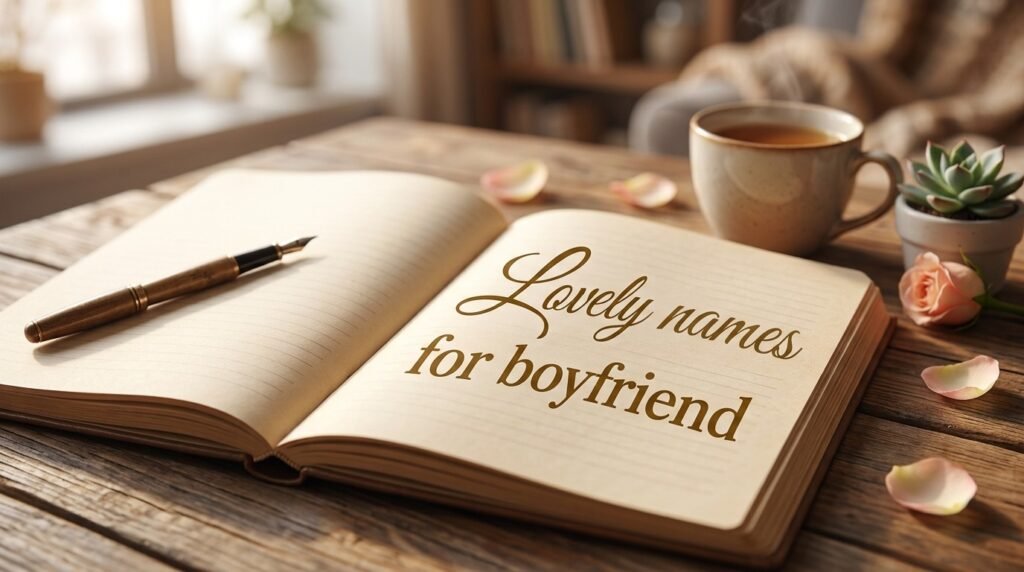 10. Lovely names for boyfriend