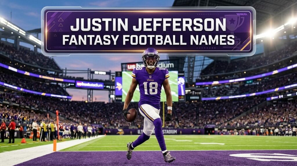 2. Justin Jefferson fantasy football names