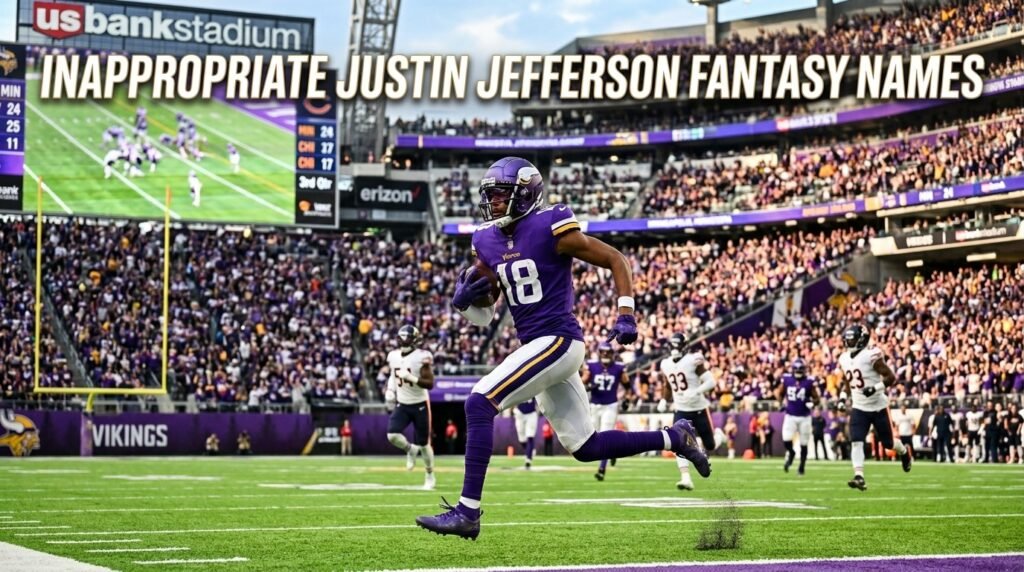 4. Inappropriate Justin Jefferson fantasy names