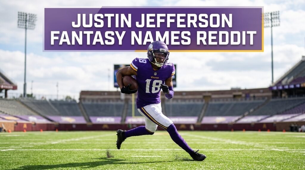 7. Justin Jefferson fantasy names Reddit