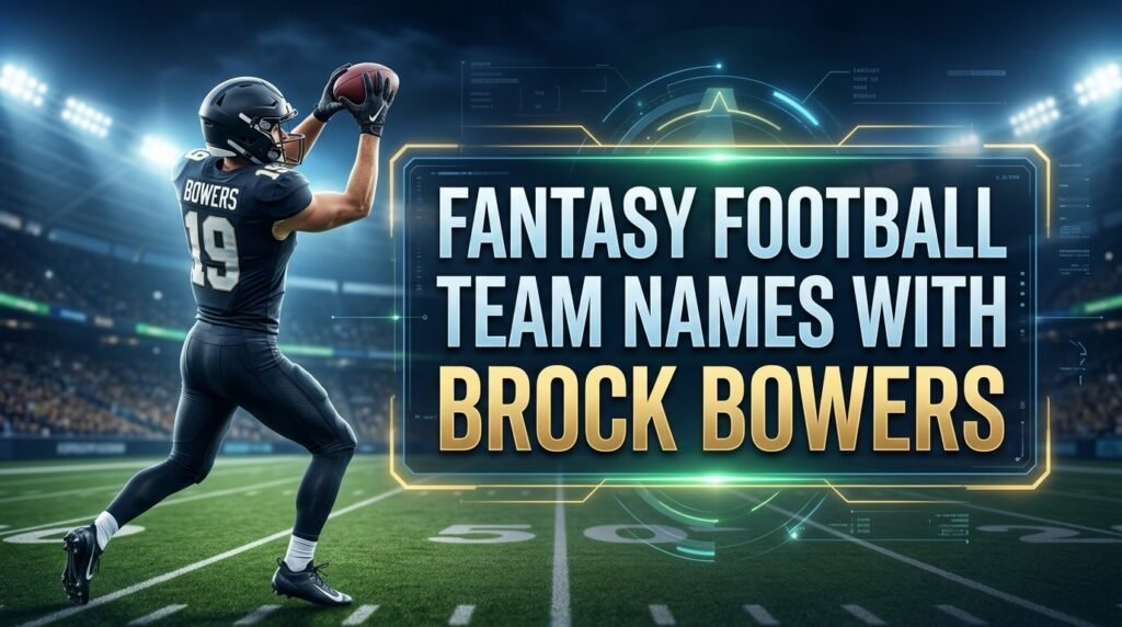 5. Fantasy football team names with Brock Bowers