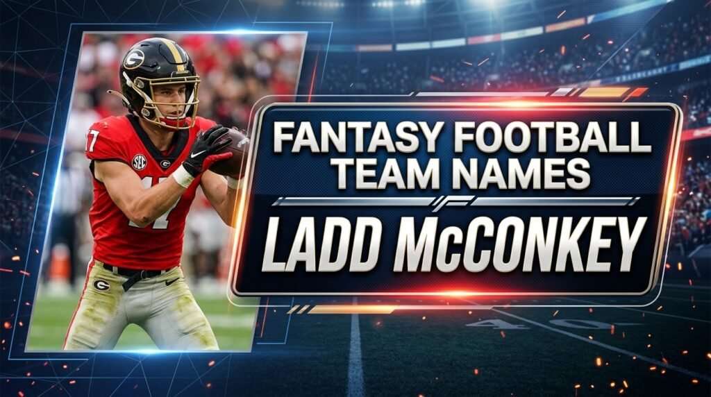Fantasy football team names ladd mcConkey