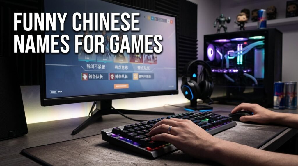 Funny Chinese names for games