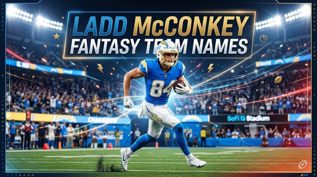 Ladd McConkey fantasy team names