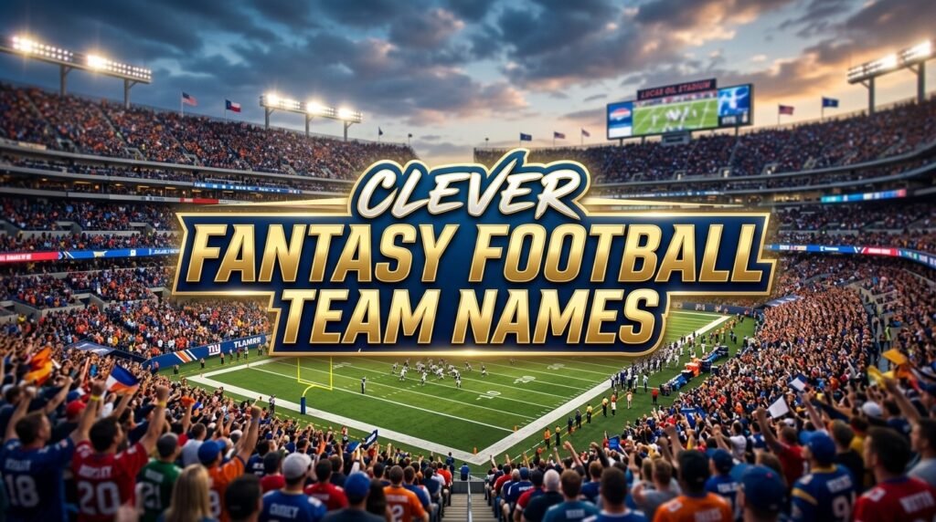 Clever fantasy football team names