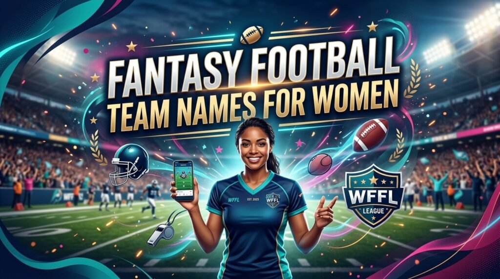 Fantasy football team names for women