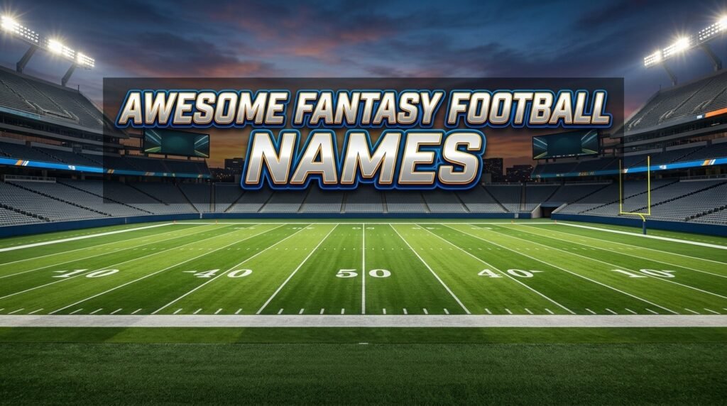Awesome fantasy football names