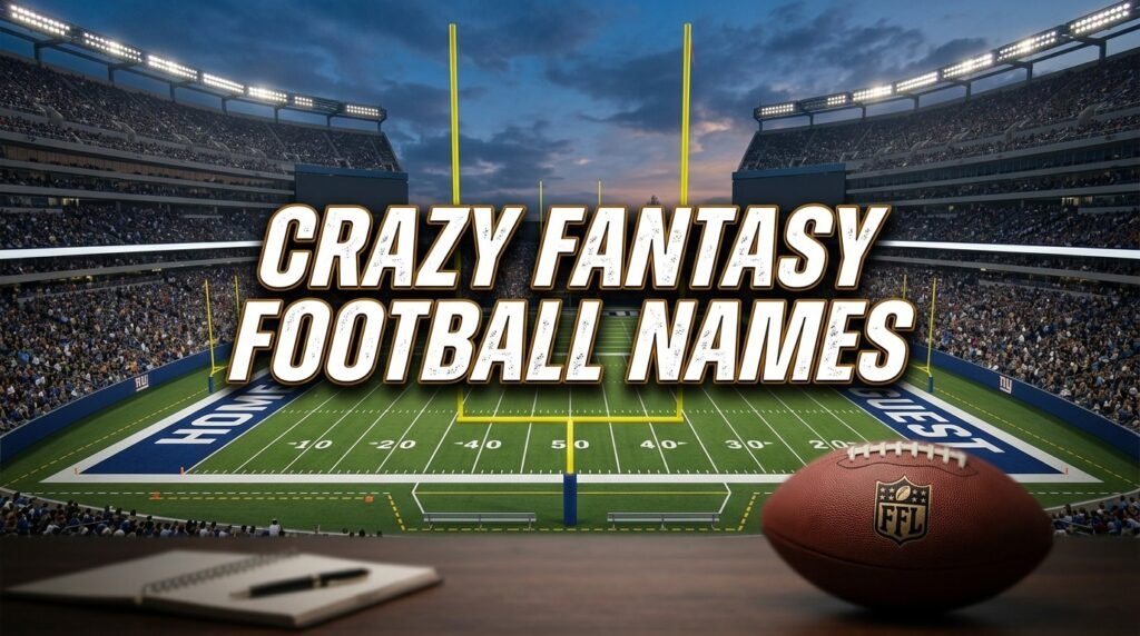 Crazy fantasy football names