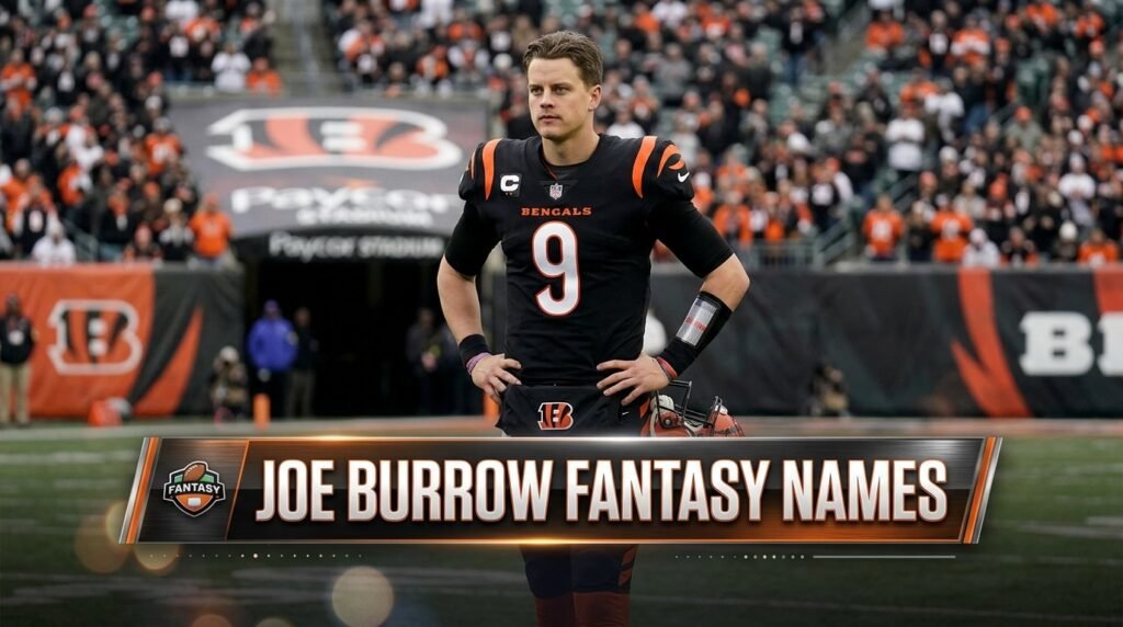1. Joe Burrow fantasy names