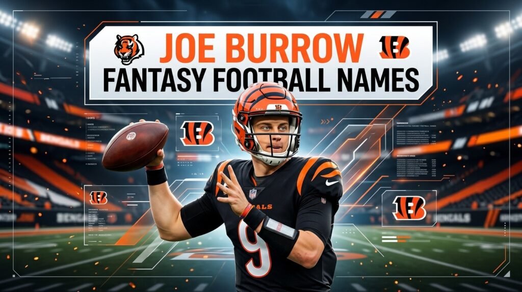 3. Joe Burrow fantasy football names