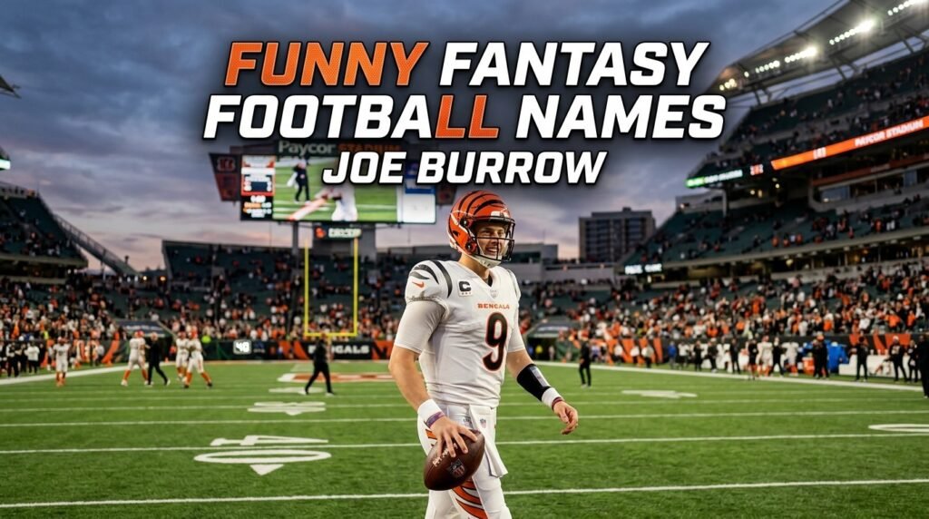 7. Funny fantasy football names Joe Burrow