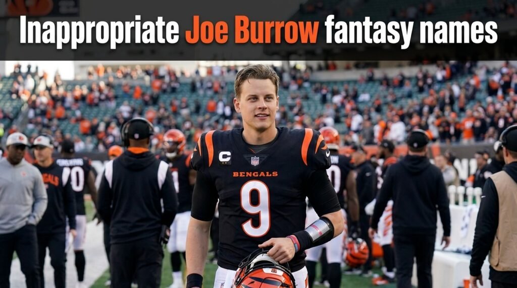 10. Inappropriate Joe Burrow fantasy names