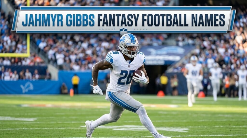 2. Jahmyr Gibbs fantasy football names