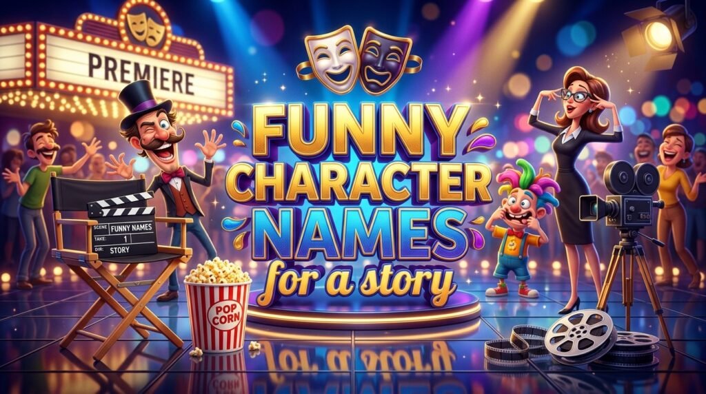 Funny character names for a story