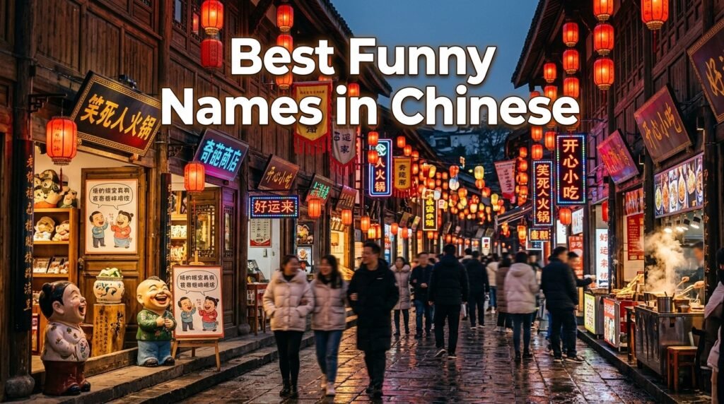 Best funny names in Chinese
