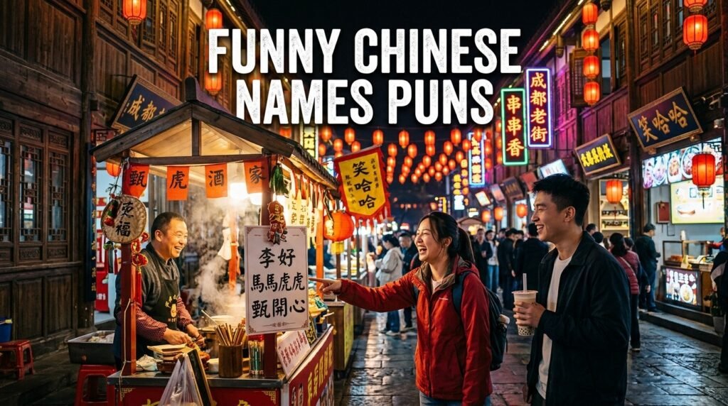 Funny Chinese names puns